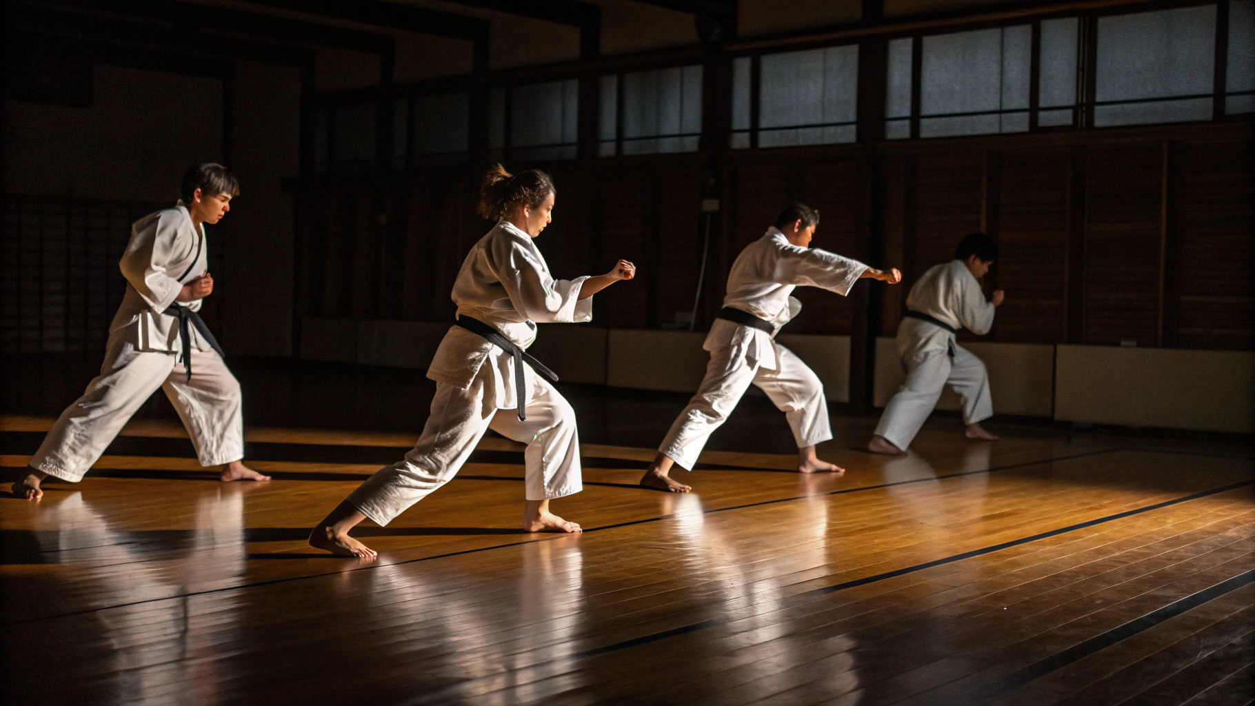 Gevorderden training bij Antwerpen Aikikai